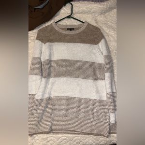 Brown and white Sweater